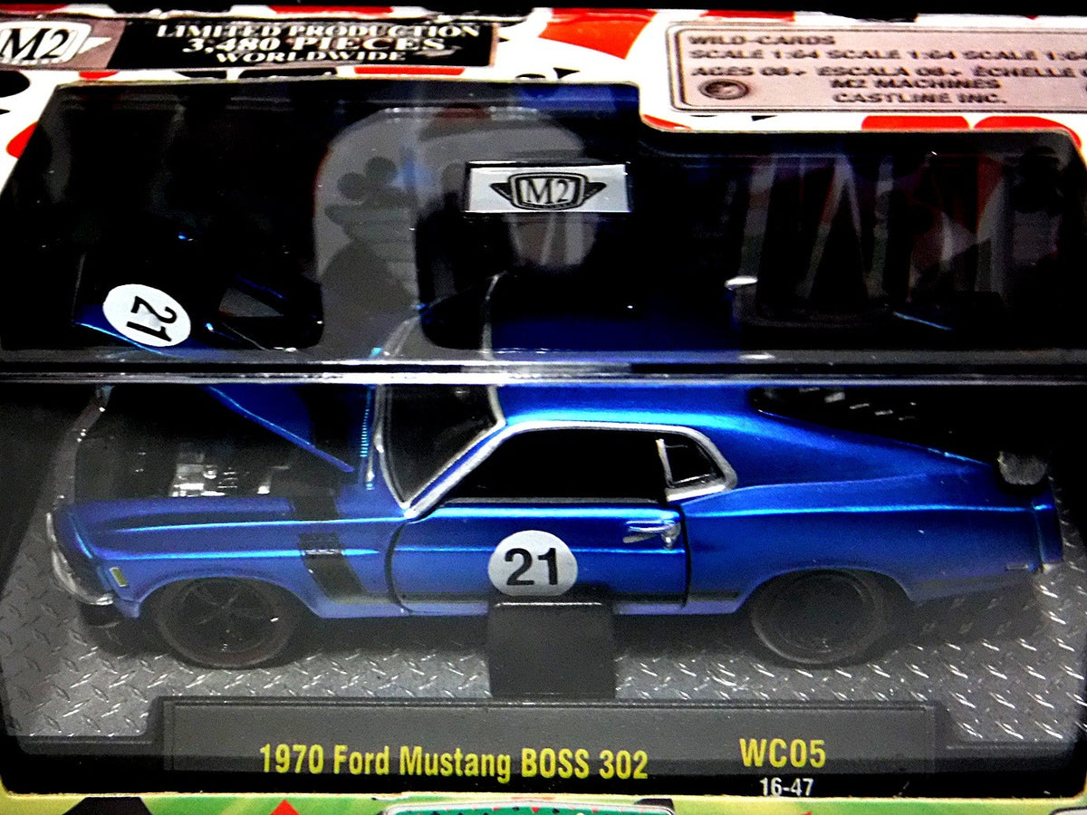 M2 Machines - Wild Cards - 1970 Ford Mustang BOSS 302