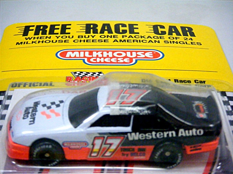 Milkhouse Cheese - Darrell Waltrip NASCAR Western Auto Stock Car