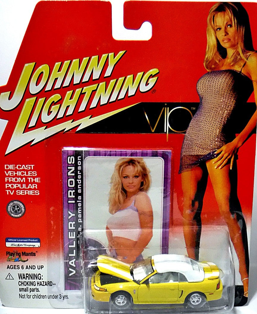 Johnny Lightning Pamela Anderson VIP - Ford Mustang Convertible - Top Up