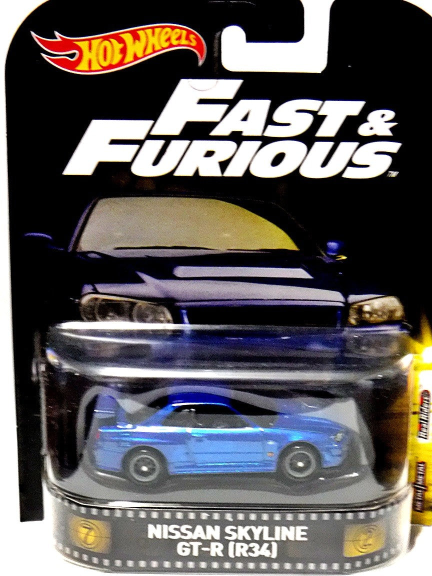 Hot Wheels - Fast & Furious - Nissan Skyline GT-R (R34)