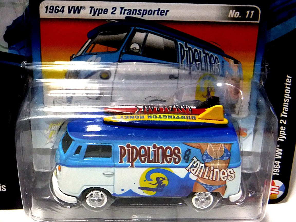 Johnny Lightning Street Freaks - Surf Rods - 1964 VW Type 2 Transporter