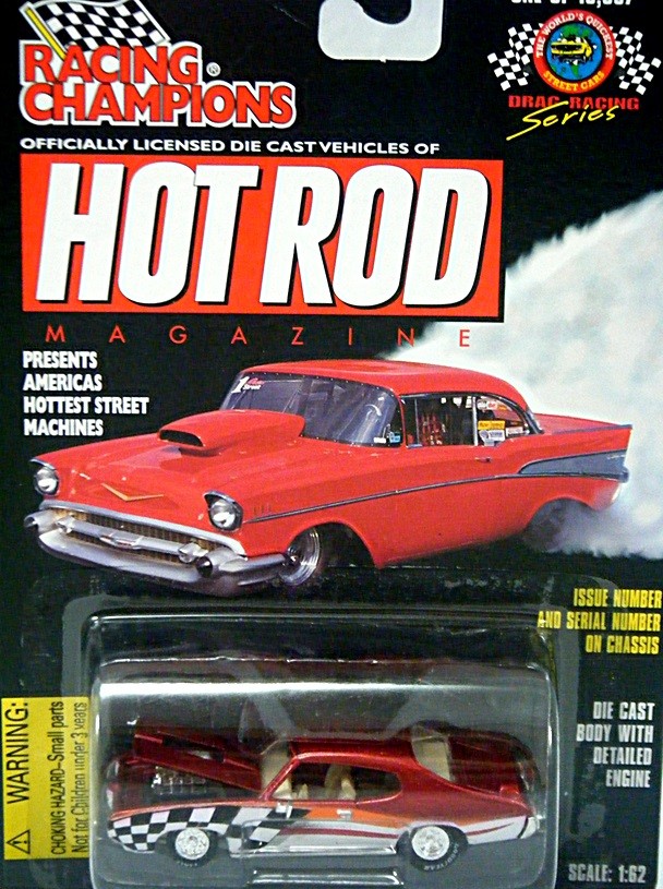 Racing Champions - Hot Rod - 1969 Pontiac GTO Judge