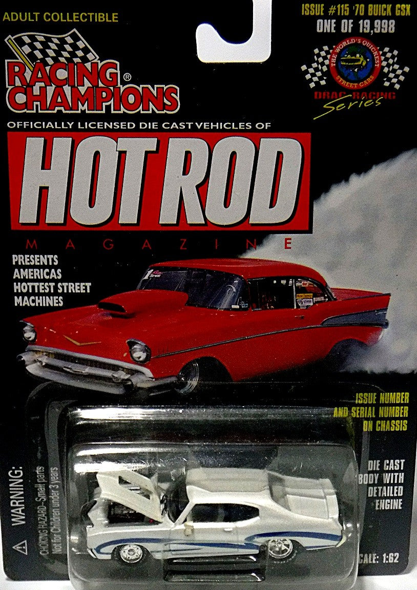 Racing Champions Hot Rod Magazine - 1970 Buick GSX Muscle Car