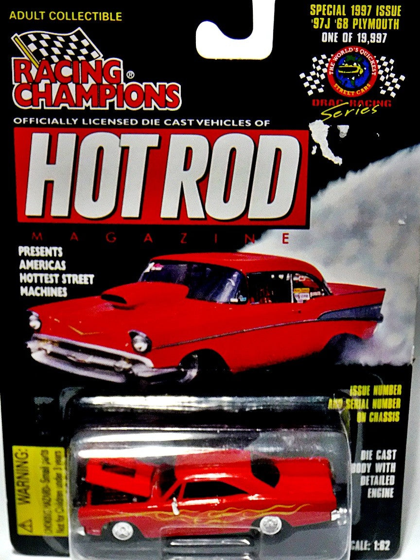 Racing Champions Hot Rod Magazine - 1968 Plymouth Roadrunner