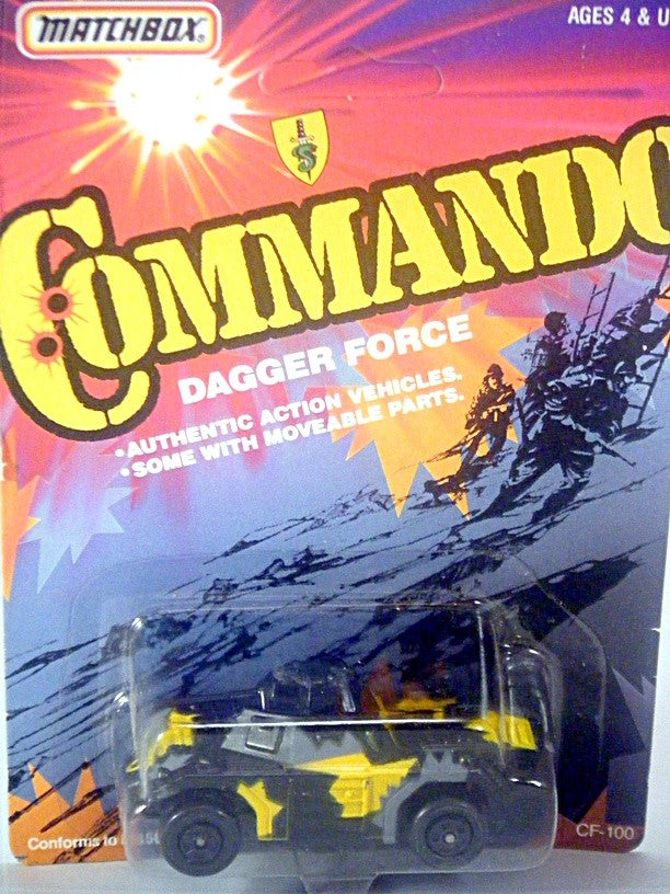 Matchbox Commando Dagger Force Weasel Armored Gun Vehicle