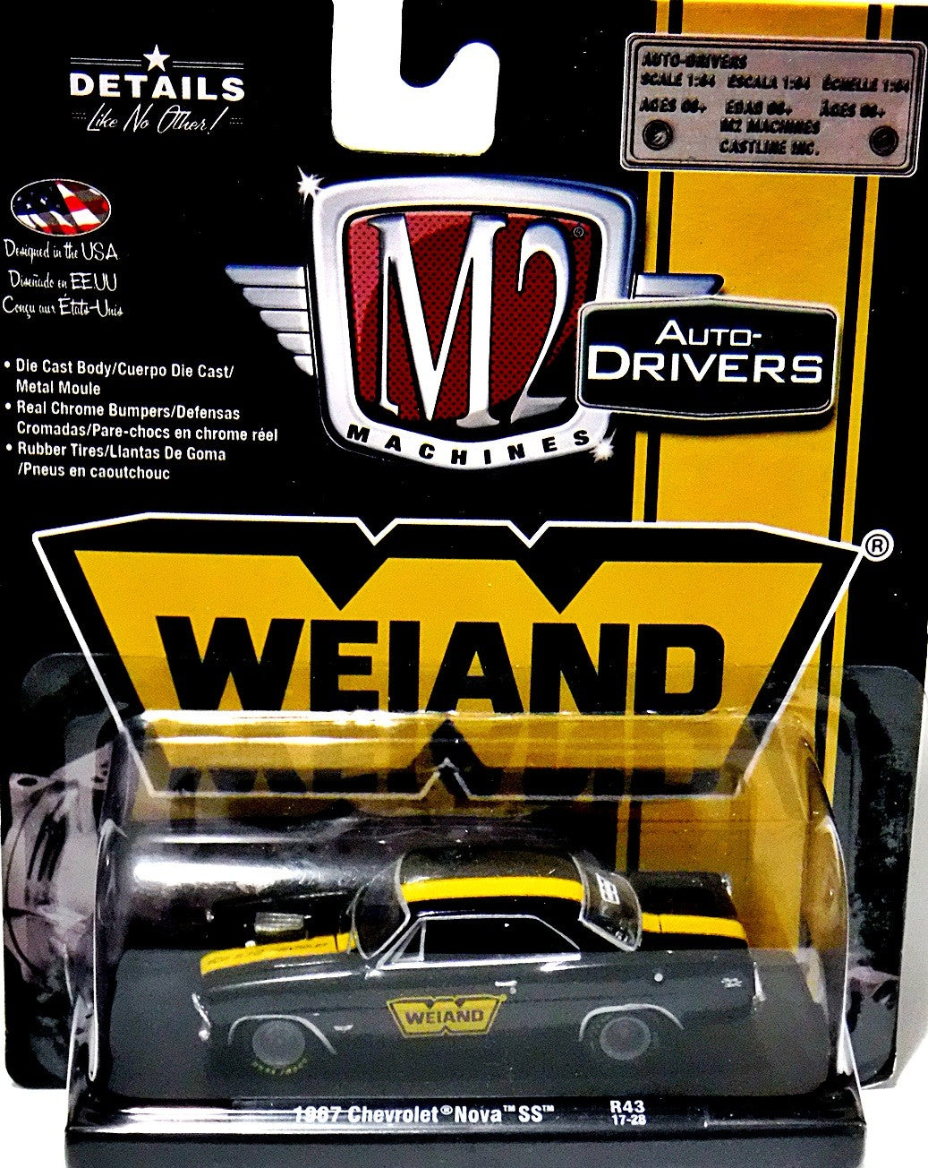 M2 Machines Drivers - Weiand -1967 Chevrolet Nova SS