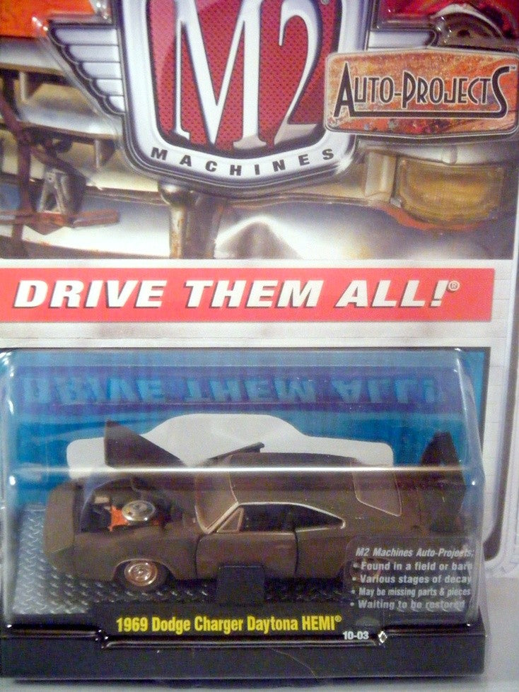 M2 Machines Auto-Projects 1969 Dodge Daytona Hemi Barn Find