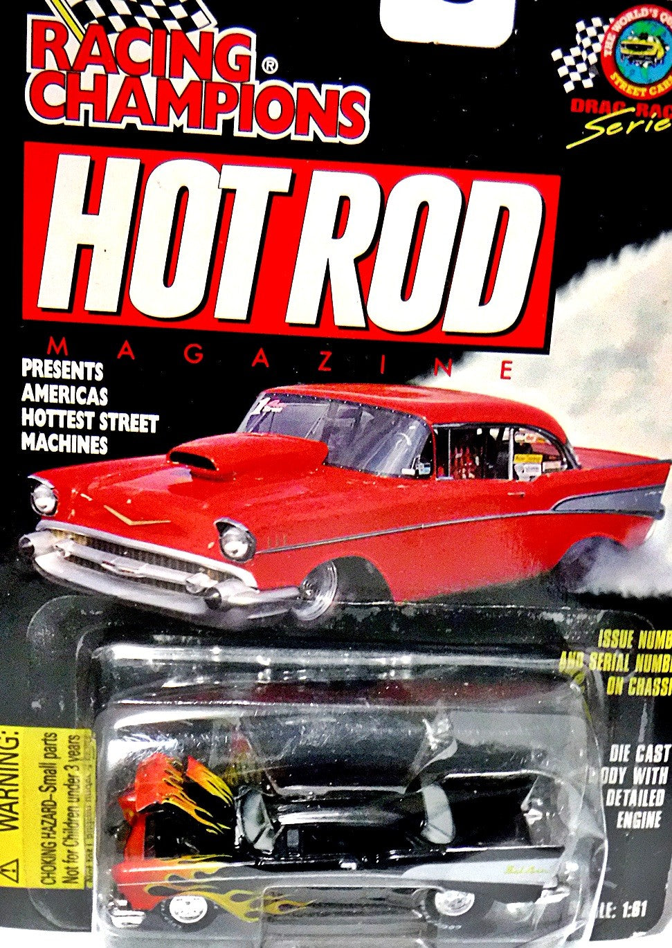 Racing Champions Hot Rod Magazine - 1957 Chevrolet Bel Air Hot Rod