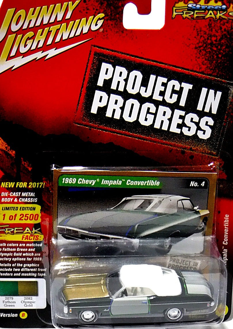 Johnny Lightning Street Freaks - Projects In Progress - 1969 Chevy Impala Convertible
