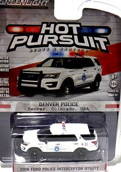 Greenlight - Hot Pursuit - Denver Police Ford Police Interceptor Utility