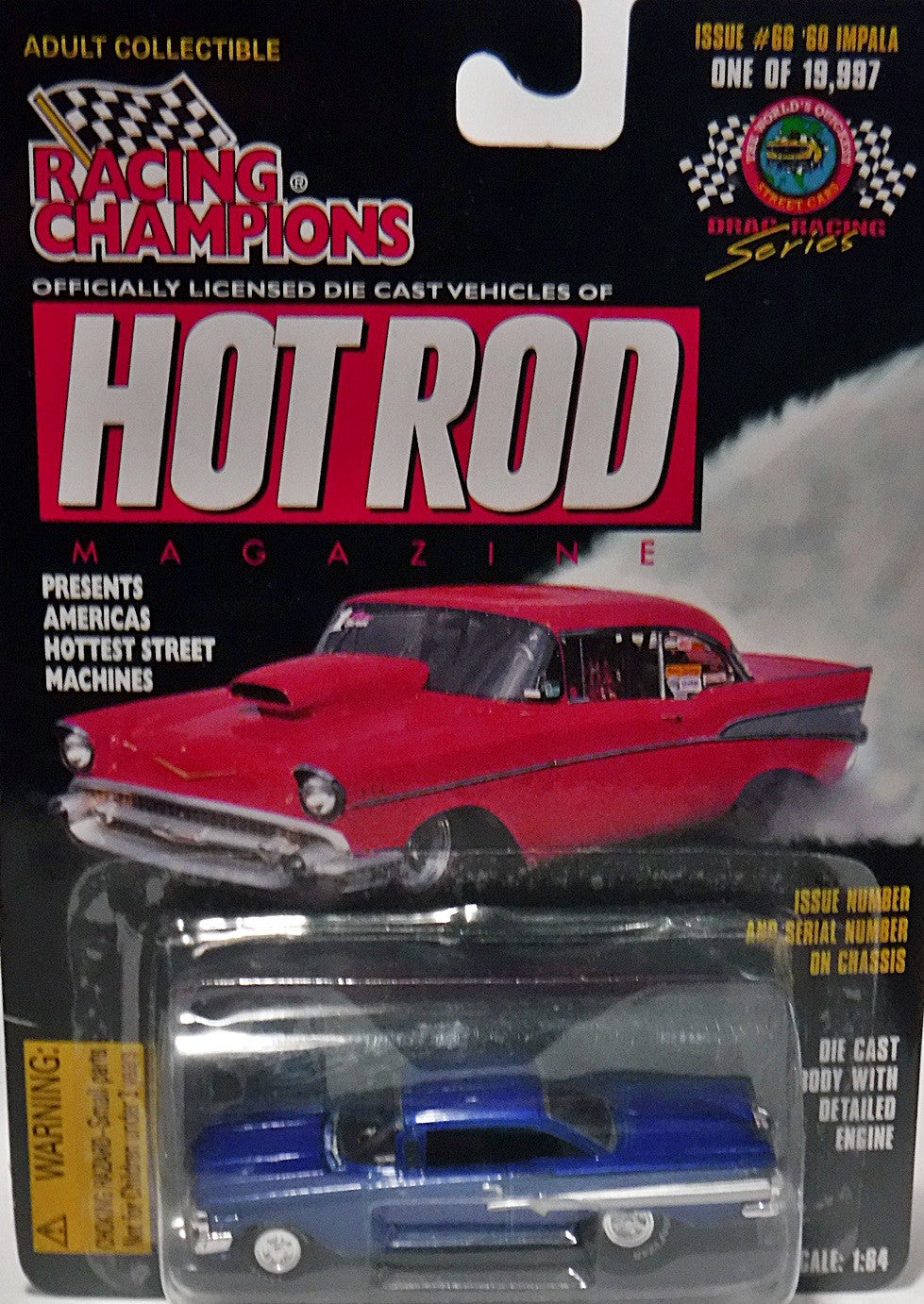 Racing Champions Hot Rod Magazine - 1960 Chevrolet Impala