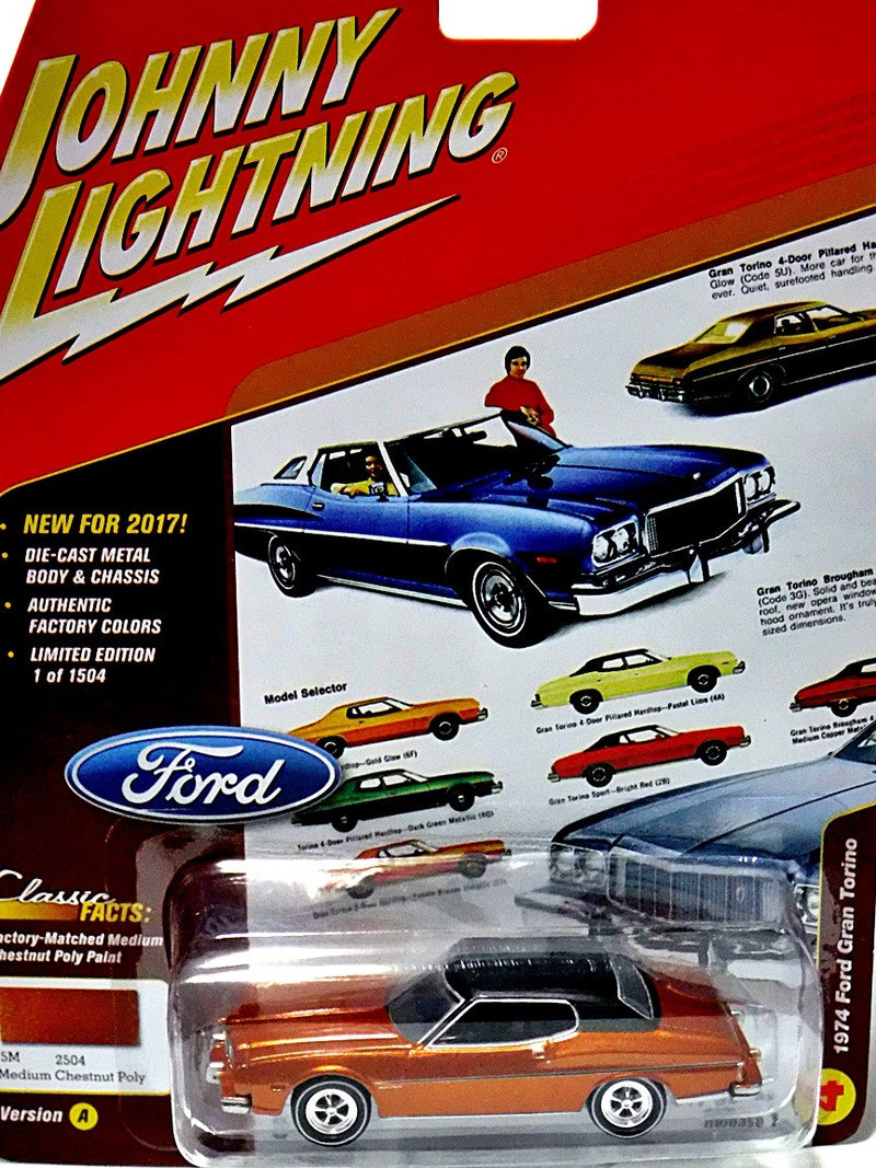 Johnny Lightning Classic Gold - 1974 Ford Grand Torino
