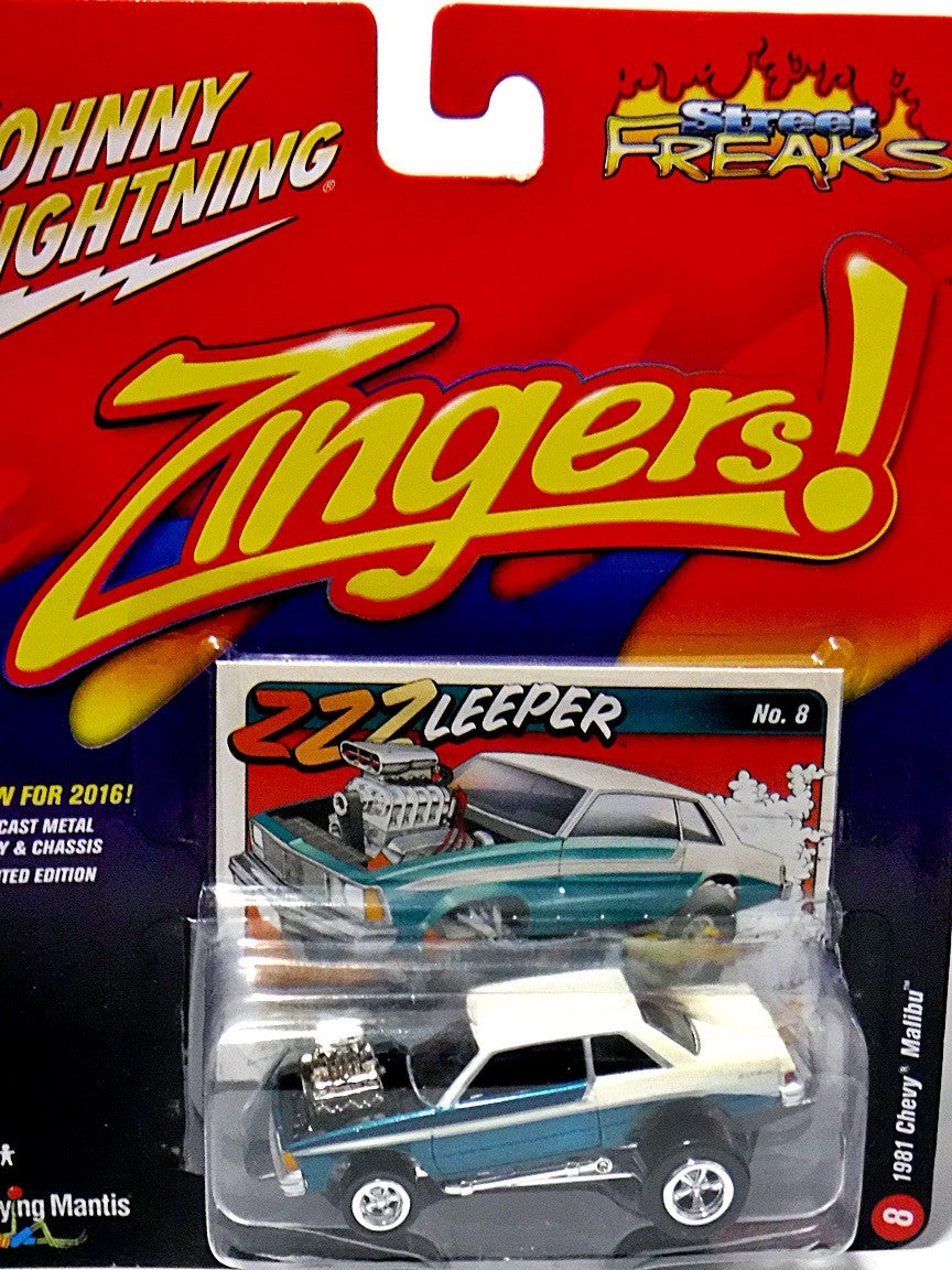 Johnny Lightning Street Freaks Zingers - 1981 Chevy Malibu