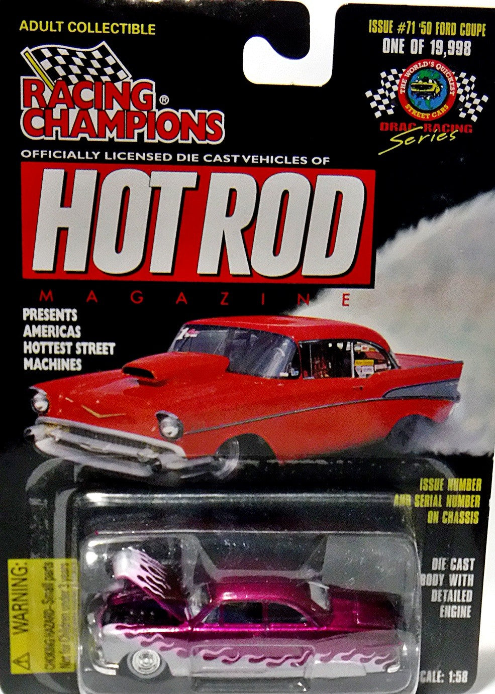 Racing Champions Hot Rod Magazine– 1950 Shoebox Ford Coupe