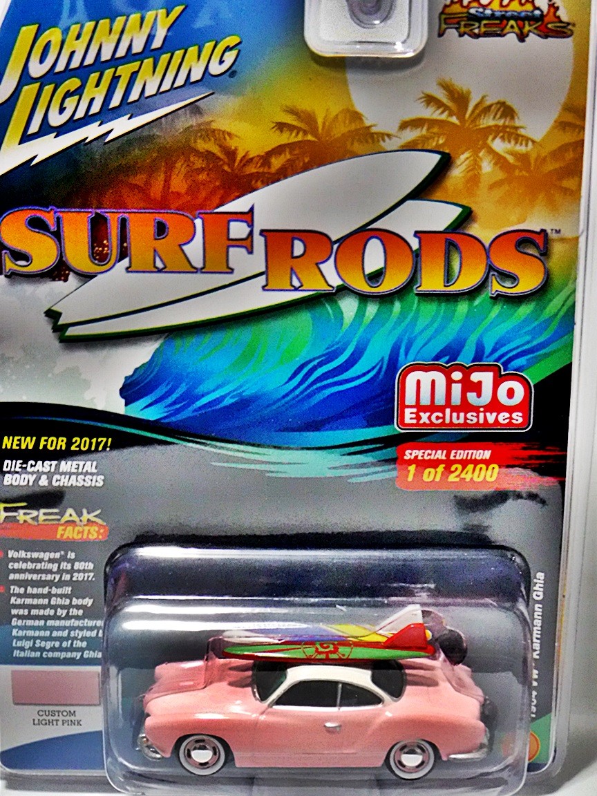Johnny Lightning Promo -  Surf Rods  - Volkswagen Karmann Ghia