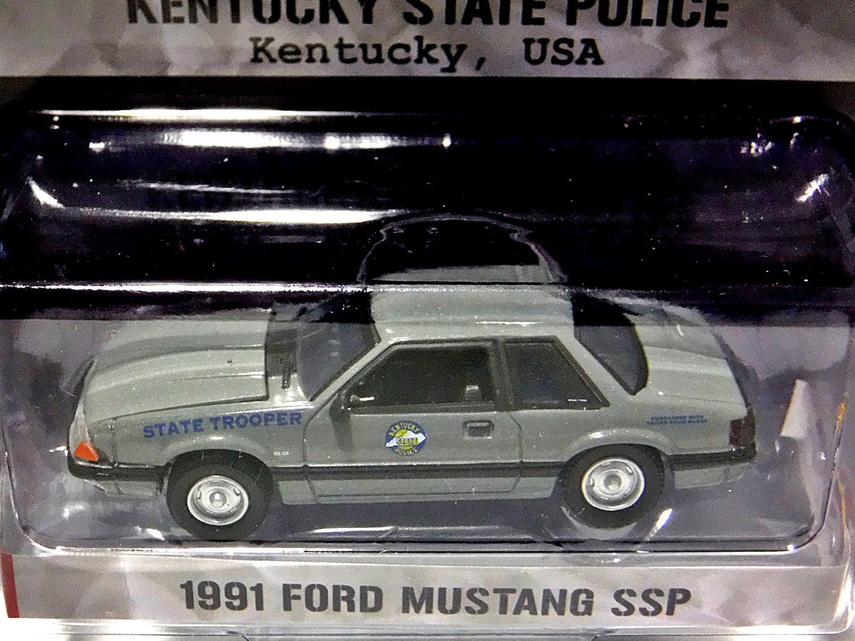 Greenlight Hot Pursuit - Kentucky State Police - 1991 Ford Mustang SSP