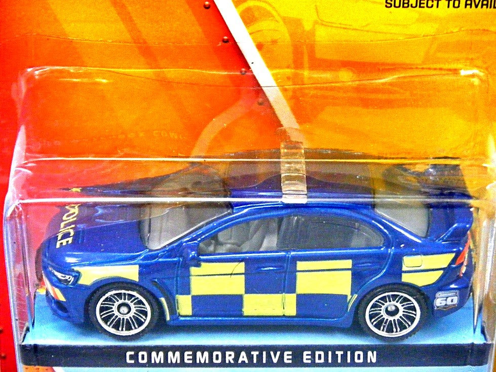 Matchbox 60th Anniversary Series -  Mitsubishi Lancer Evolution X Police Car