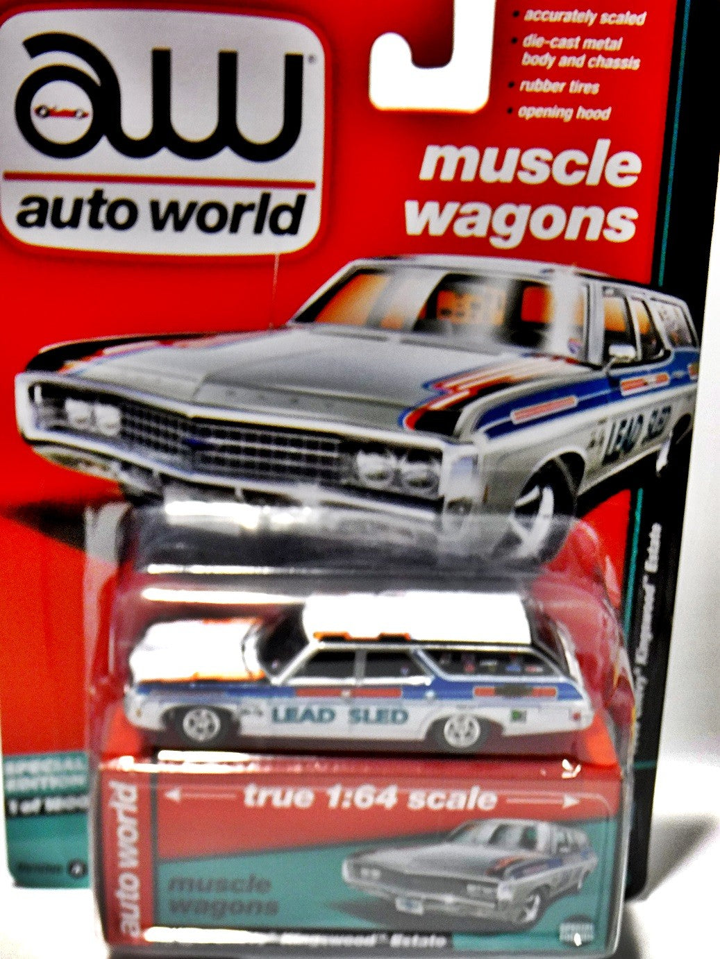 Auto World - 1969 Chevrolet Kingswood Estate Lead Sled Station Wagon