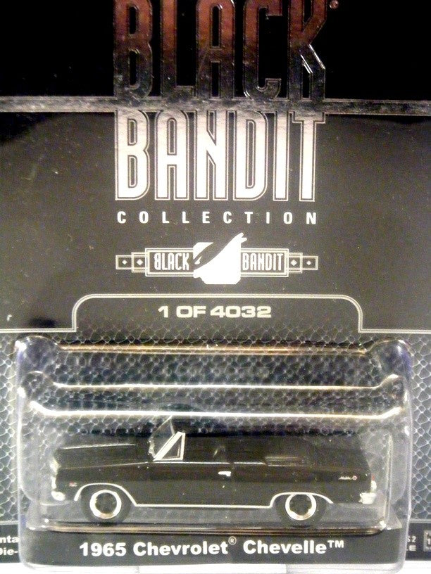 Greenlight Black Bandit 1965 Chevrolet Chevelle Convertible
