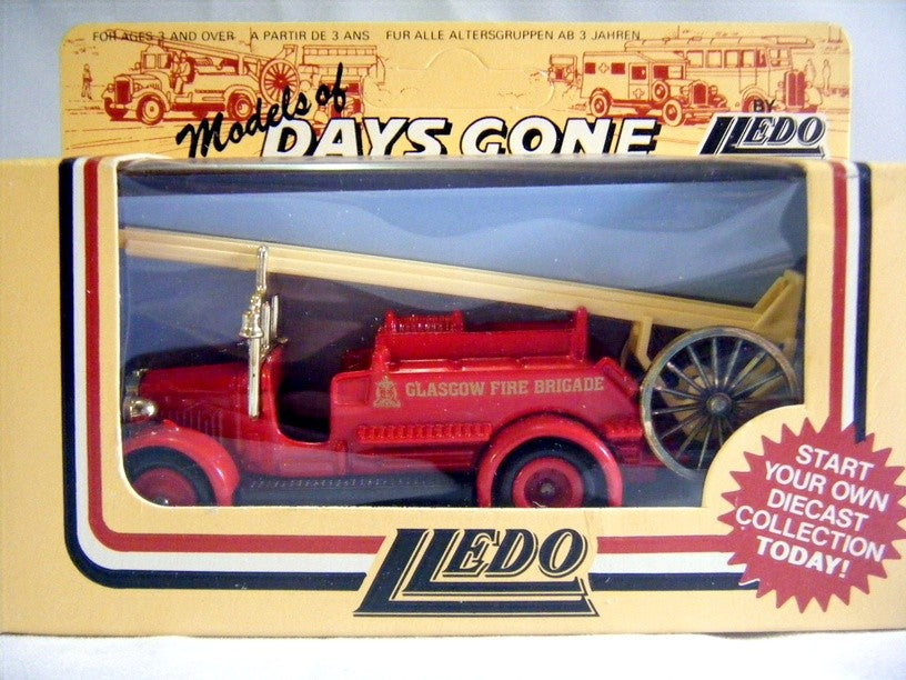 Lledo Days Gone 1938 Dennis Escape Glasgow Fire Brigade Fire Truck