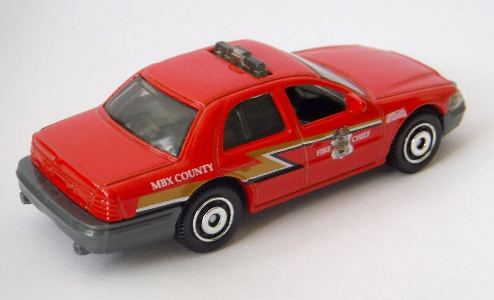 Matchbox - Ford Crown Victoria Fire Chief Car