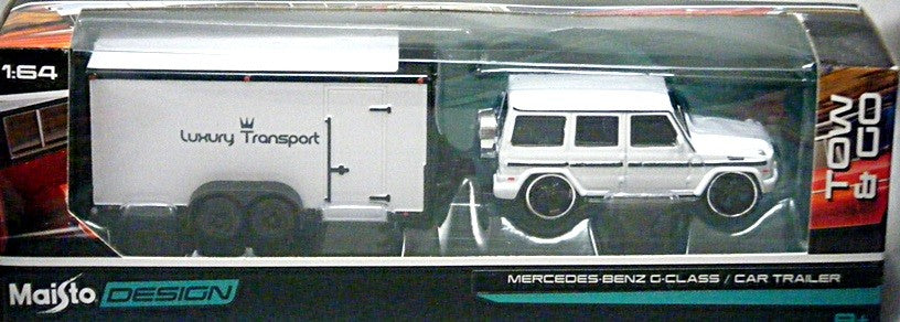 Maisto - Tow & Go - Mercedes G Wagon Luxury Transport Set