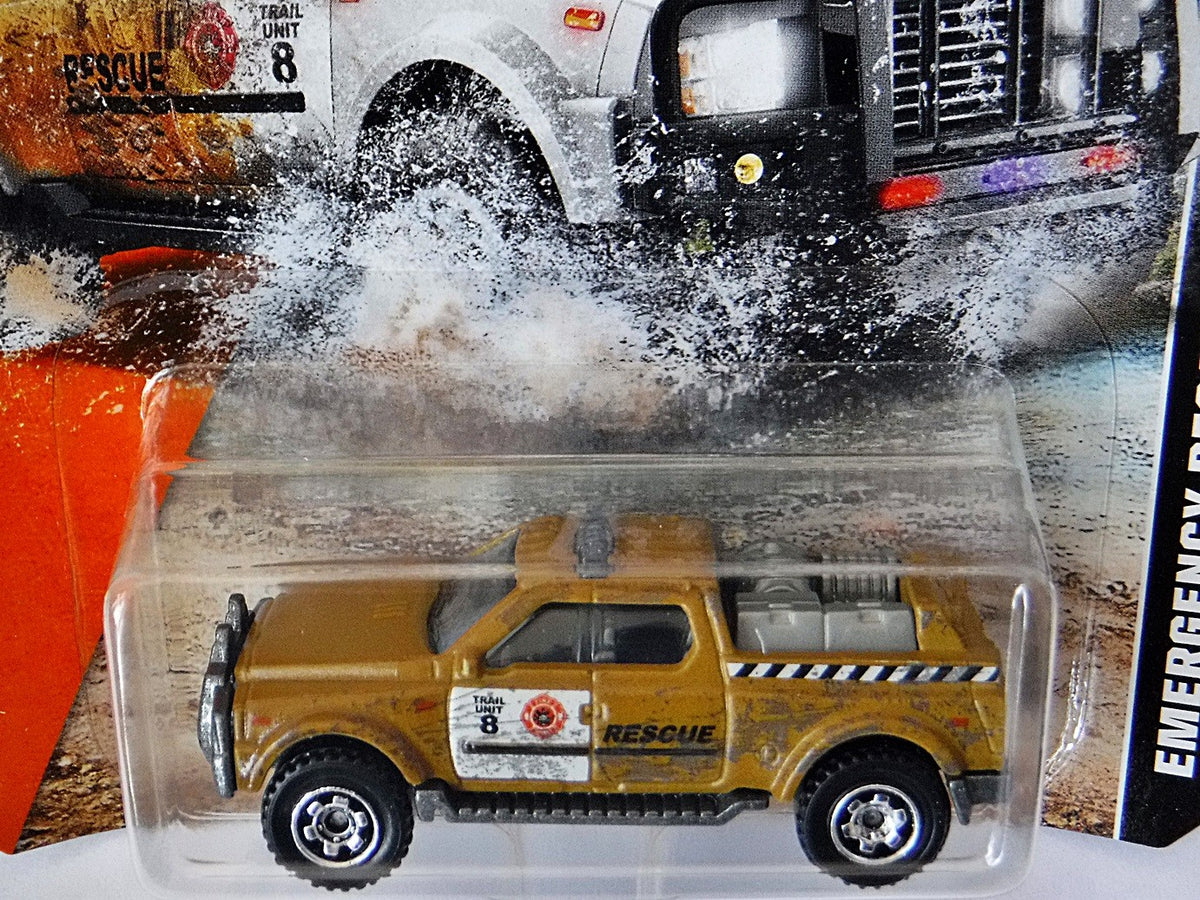 Matchbox - Color Changers - Emergency Rescue Trail Unit EMS 4x4