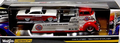 Maisto - Tow & Go - 1960 Ford Starliner and  Flatbed Tow Truck