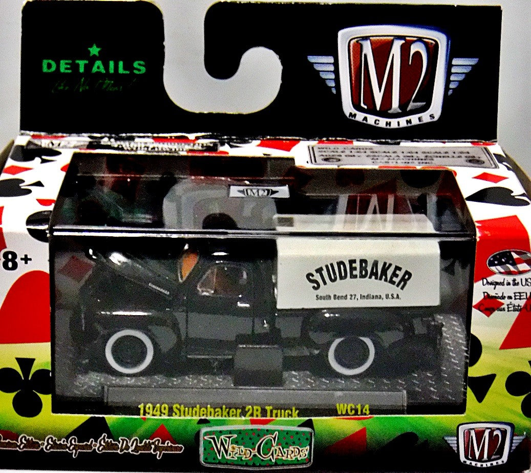 M2 Machines Wild Cards 1949 Studebaker 2B Pickup Truck