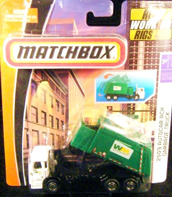 Matchbox Working Rigs Autocar ACX Waste Management Garbage Truck