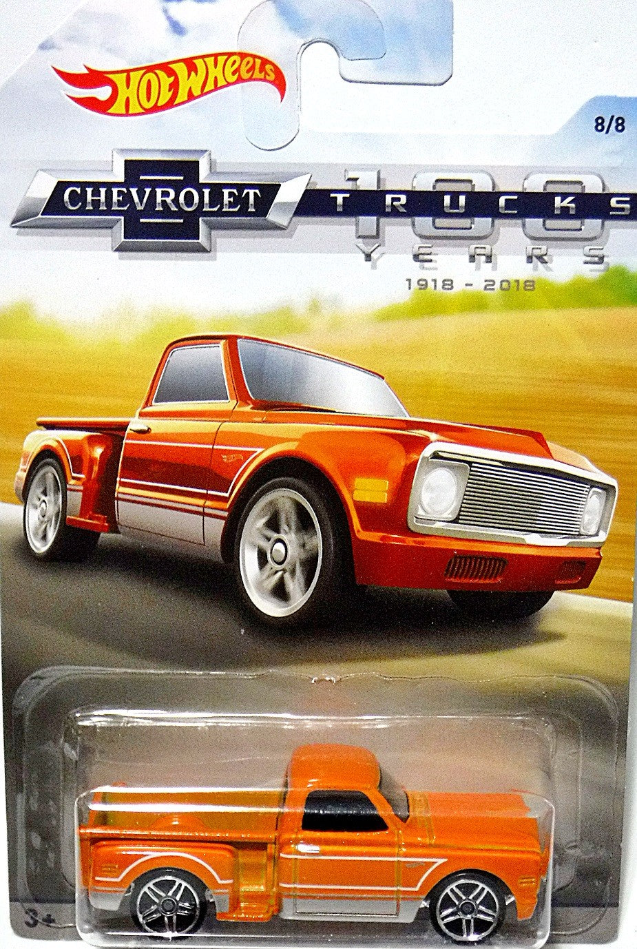 Hot Wheels Chevy Trucks 100 Years - Custom 1969 Chevy Stepside Pickup Truck