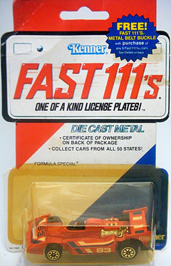 Kenner Fast 111's - Formula Special Open Wheel Race Car