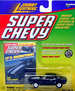 Johnny Lightning Super Chevy 1969 Chevrolet Camaro