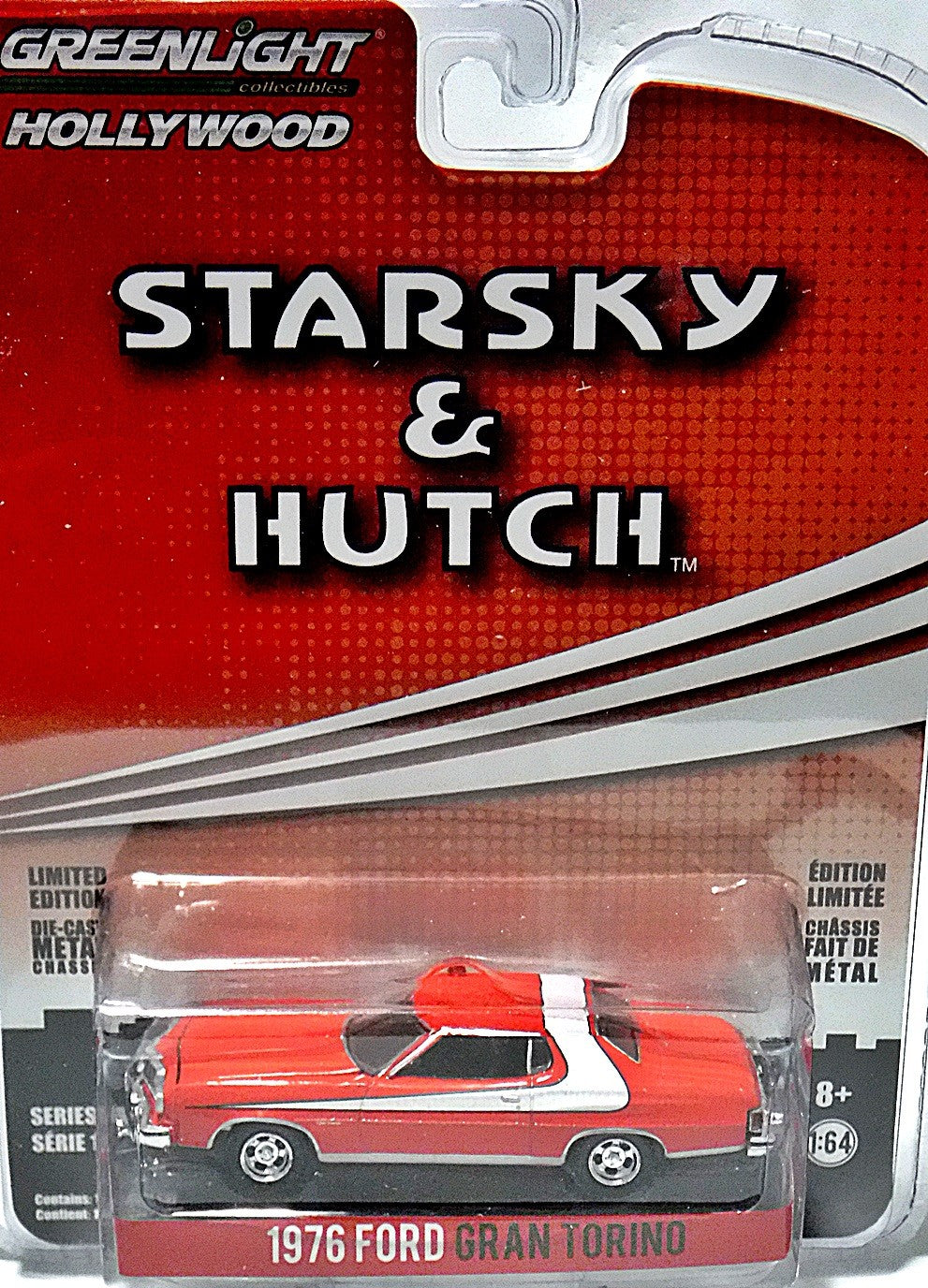 Greenlight Hollywood - Starsky & Hutch 1976 Ford Gran Torino Police Car