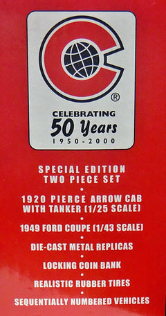 Ertl - 1920 Pierce Arrow Coastal Oil Tanker and 1949 Ford Set