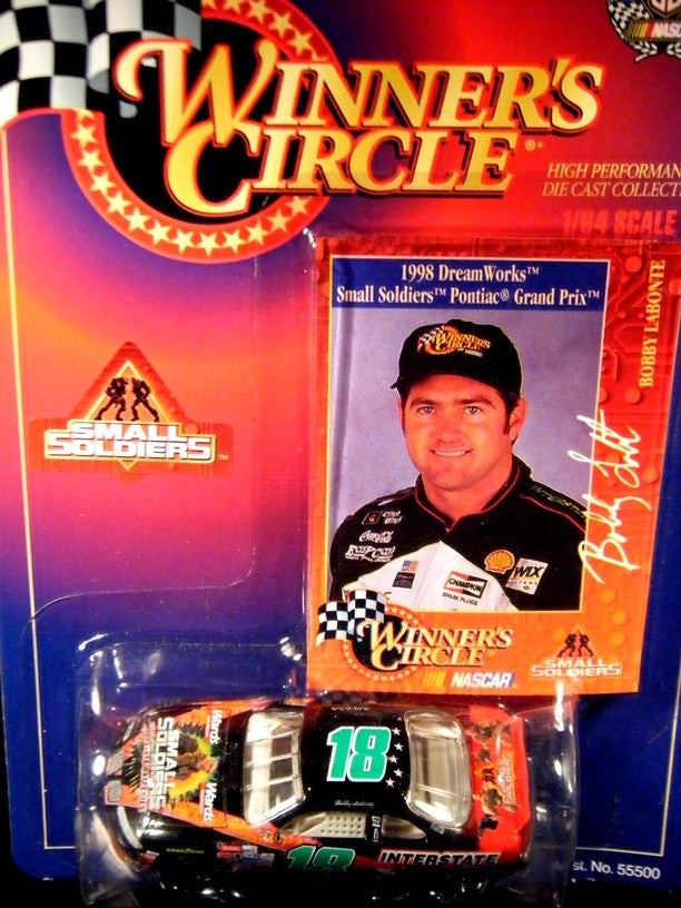 Winners Circle 1998 DreamWorks Small Soldiers Bobby Labonte NASCAR Pontiac Grand Prix Stock Car