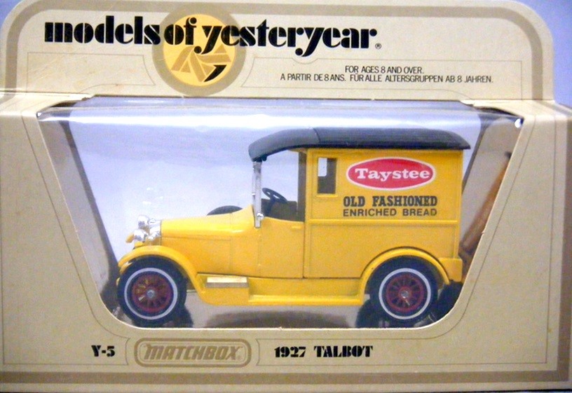 Matchbox - Models of Yesteryear Y5 1927 Talbot Taystee Bread Van