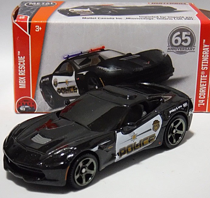 Matchbox Power Grabs - Chevrolet Corvette Police Patrol Car