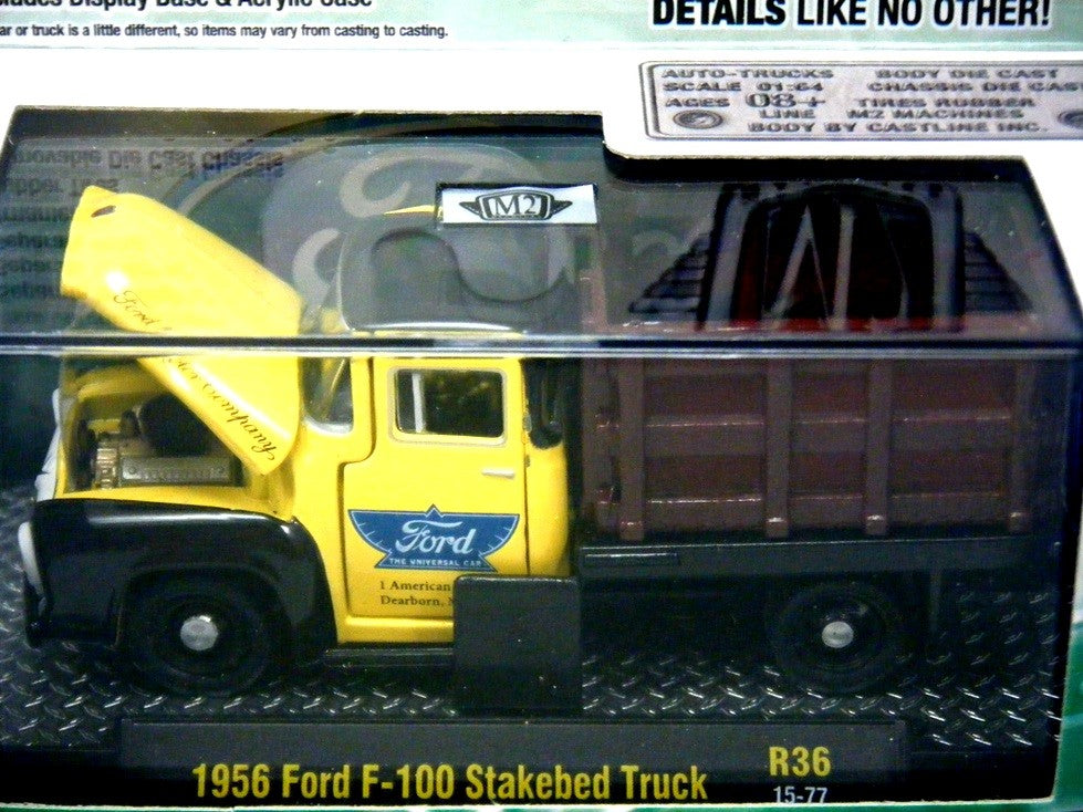 M2 Machines Auto-Trucks 1956 Ford F-100 Stake Truck