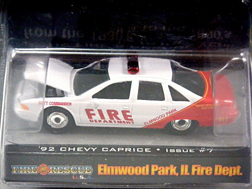 Racing Champions Elmwood Park IL Fire Dept 1992 Chevy Caprice