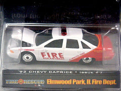 Racing Champions Elmwood Park IL Fire Dept 1992 Chevy Caprice