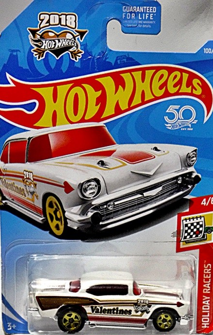 Hot Wheels Holiday- 2018 Valentines Day 1957 Chevy Bel Air