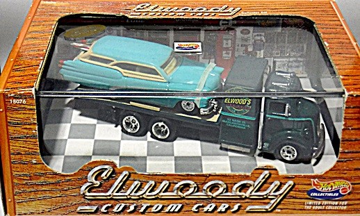 Hot Wheels Collectibles - Elwood's Garage - ElWoody Custom Buick Station Wagon and Flatbed
