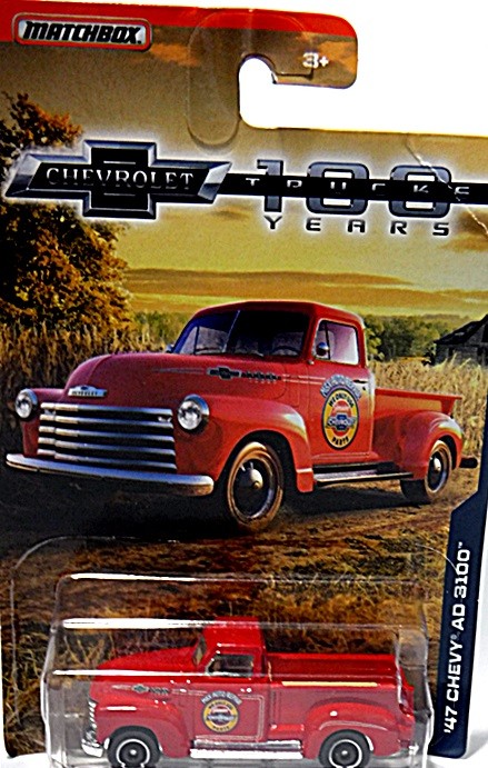 Matchbox - Chevy Trucks 100 Years -  Chevrolet K-1500 Pickup Truck