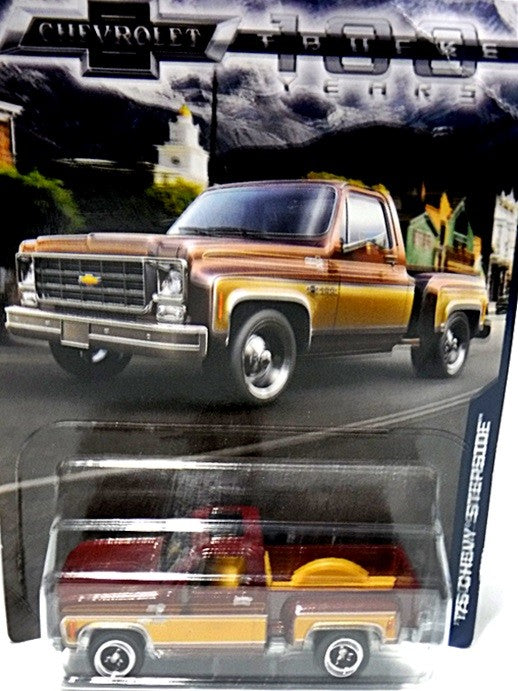Matchbox - Chevy Trucks 100 Years - 1975 Chevrolet Stepside Pickup Truck