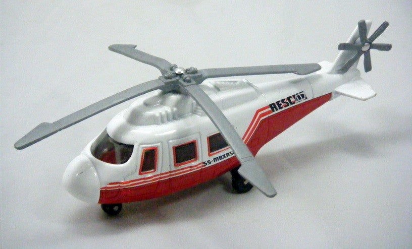 Matchbox Skybusters Fire Department Mission Helicopter