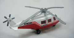 Matchbox Skybusters Fire Department Mission Helicopter