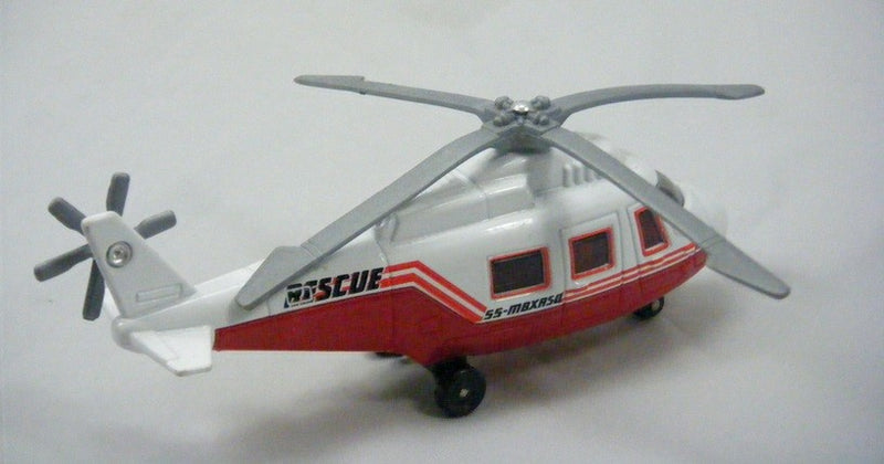 Matchbox Skybusters Fire Department Mission Helicopter