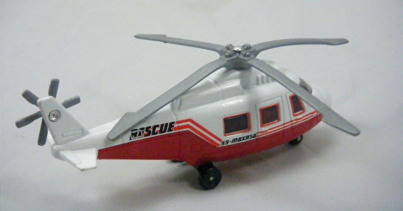 Matchbox Skybusters Fire Department Mission Helicopter