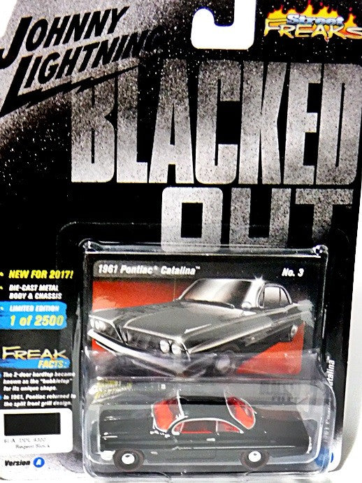 Johnny Lightning Street Freaks - Blacked Out - 1961 Pontiac Catalina